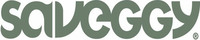 Logotyp i mörkgrön text, ordet Saveggy